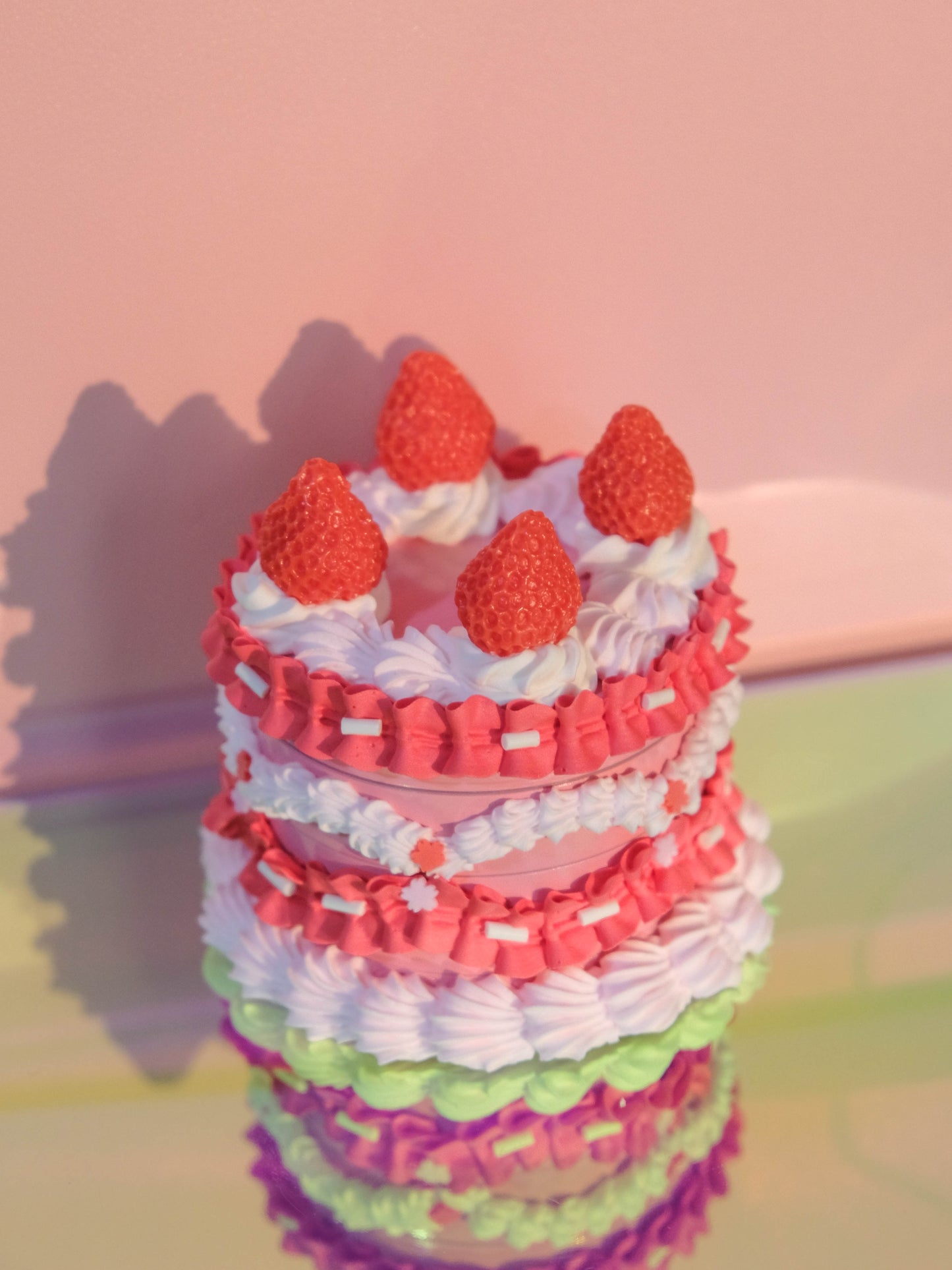 Strawberry Pudding Cake - Grinder