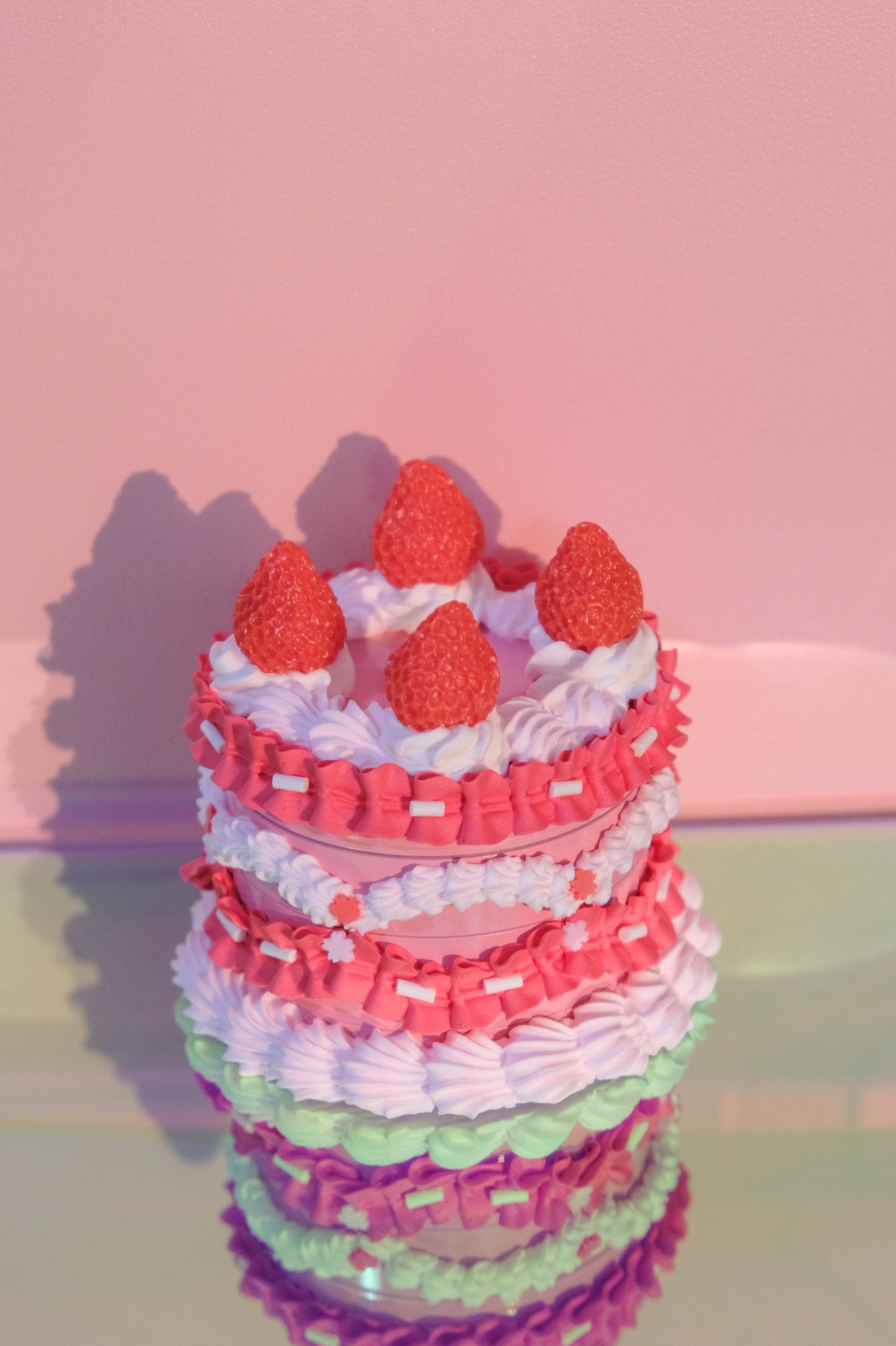Strawberry Pudding Cake - Grinder