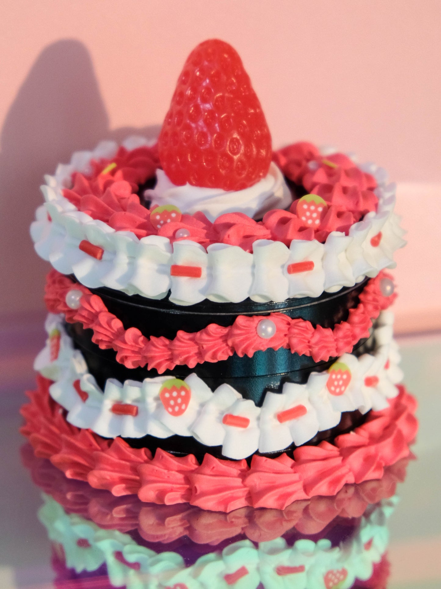 Strawberry Fudge Cake - Grinder