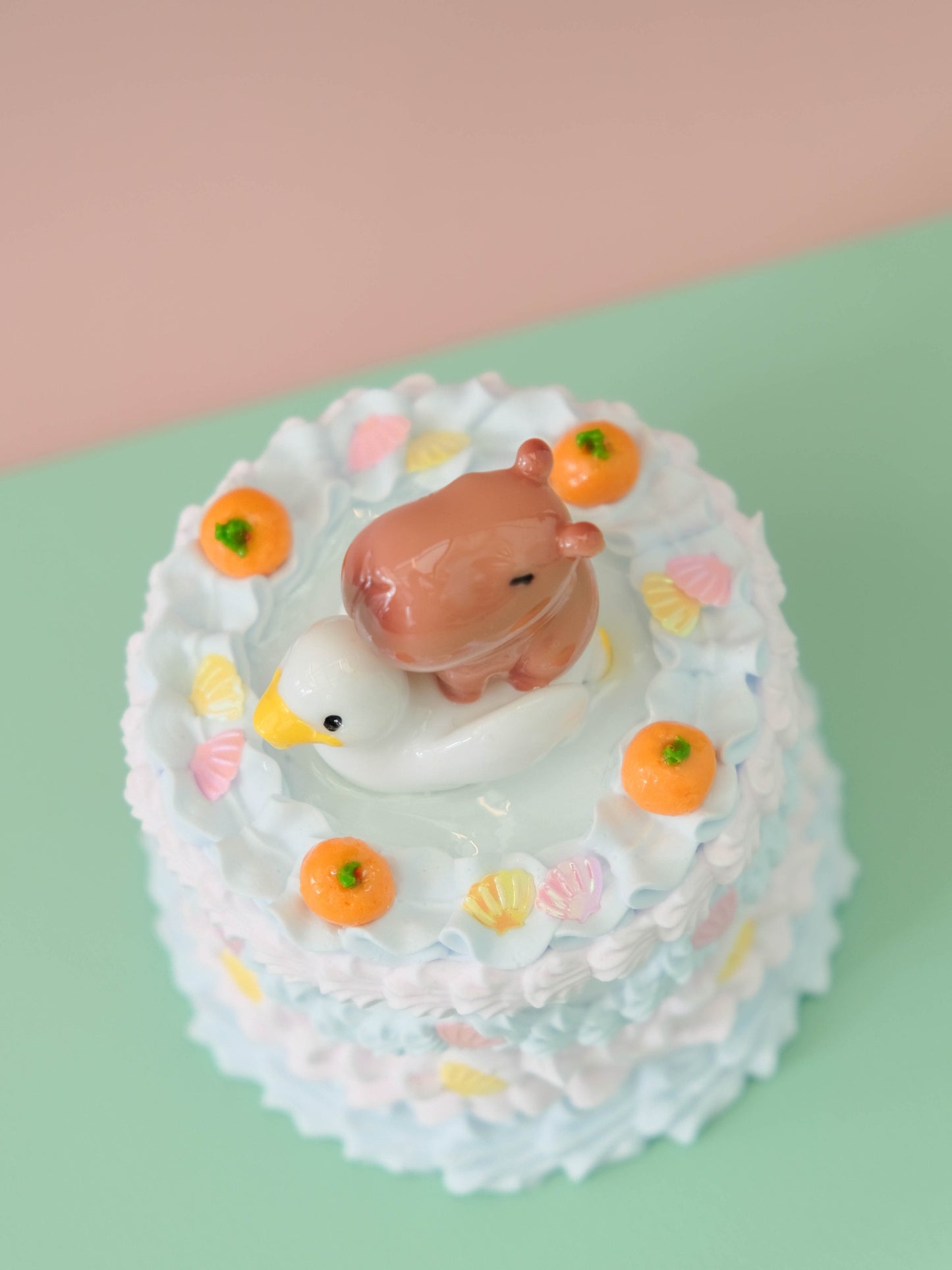 Capybara Hitchhike on Duckie - Grinder